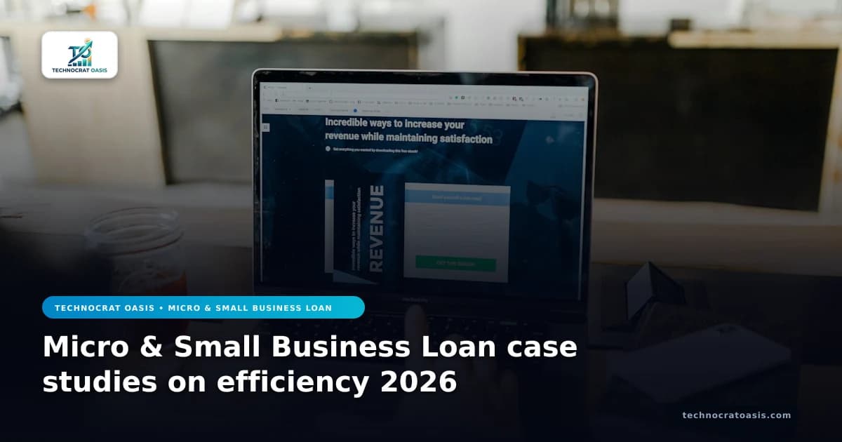 Micro & Small Business Loan case studies on efficiency 2026