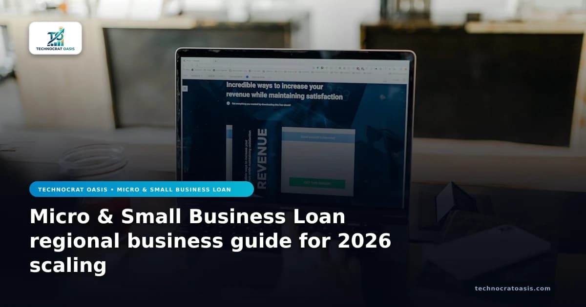 Micro & Small Business Loan regional business guide for 2026 scaling