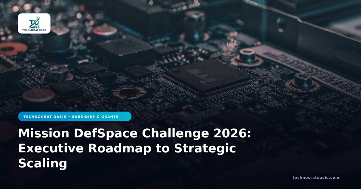 Mission DefSpace Challenge 2026: Executive Roadmap to Strategic Scaling