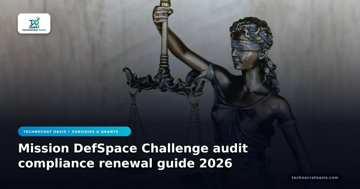 Mission DefSpace Challenge audit compliance renewal guide 2026