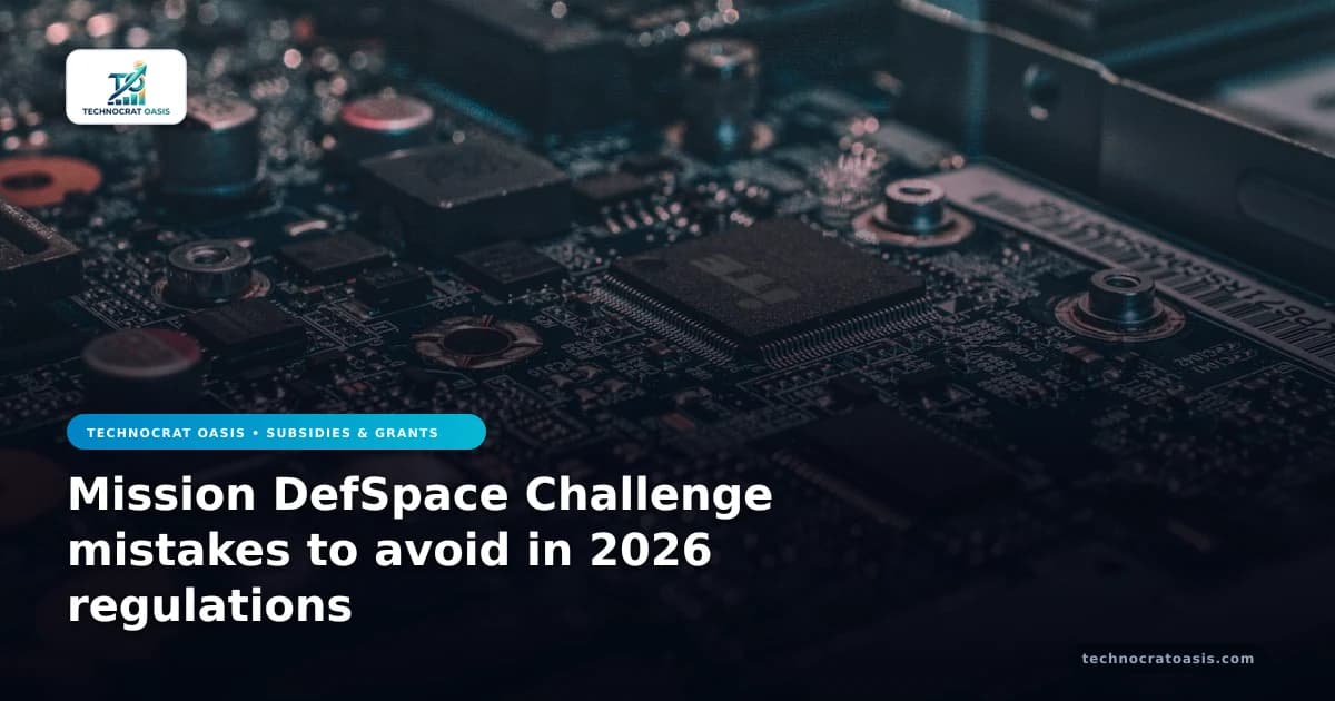 Mission DefSpace Challenge mistakes to avoid in 2026 regulations