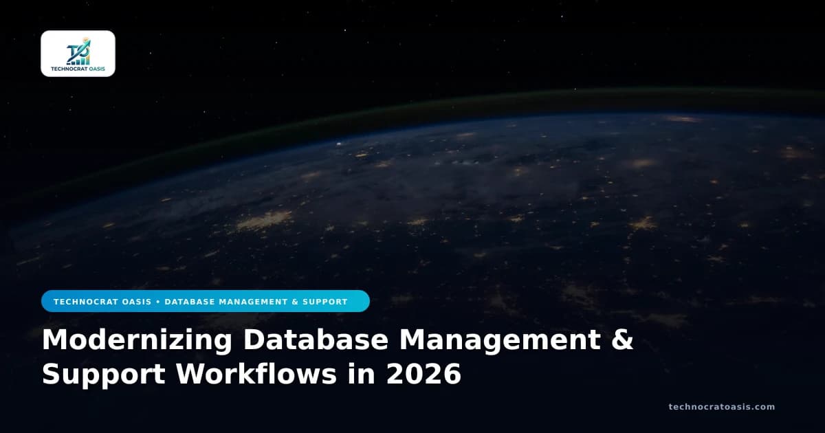 Modernizing Database Management & Support Workflows in 2026