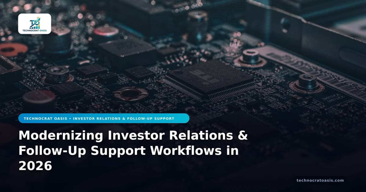 Modernizing Investor Relations & Follow-Up Support Workflows in 2026
