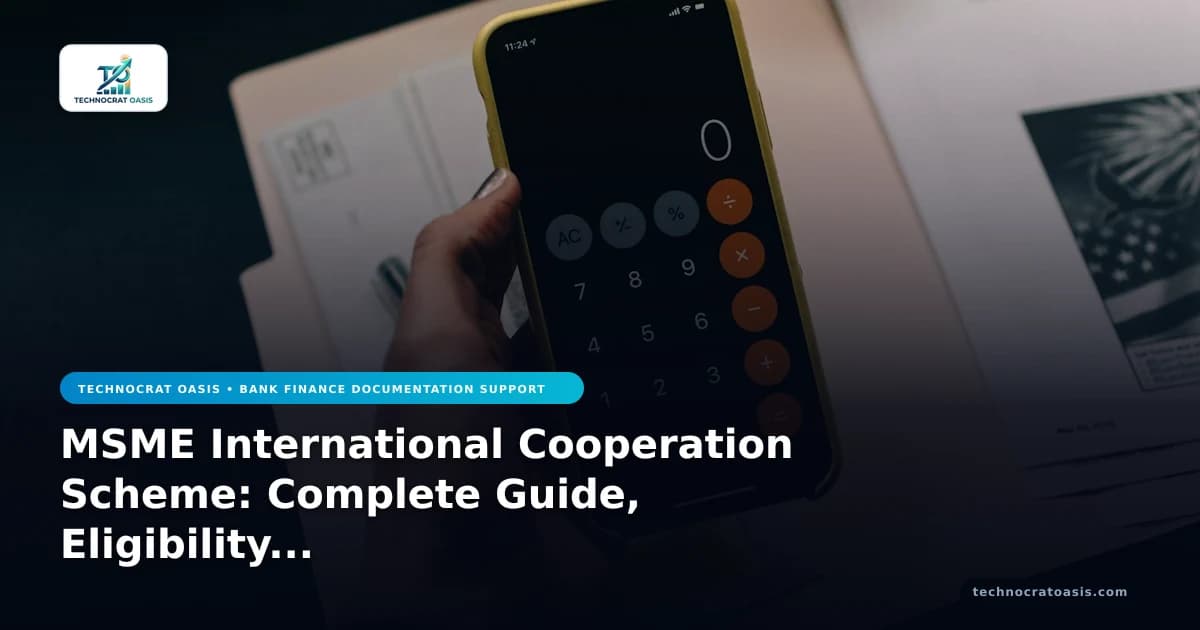 MSME International Cooperation Scheme: Complete Guide, Eligibility & Benefits (2026)