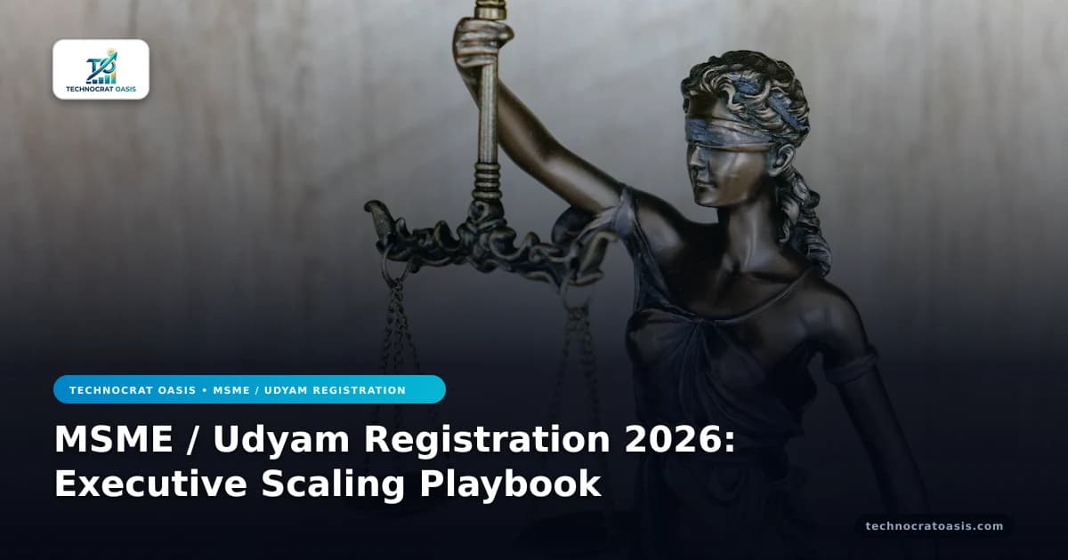 MSME / Udyam Registration 2026: Executive Scaling Playbook