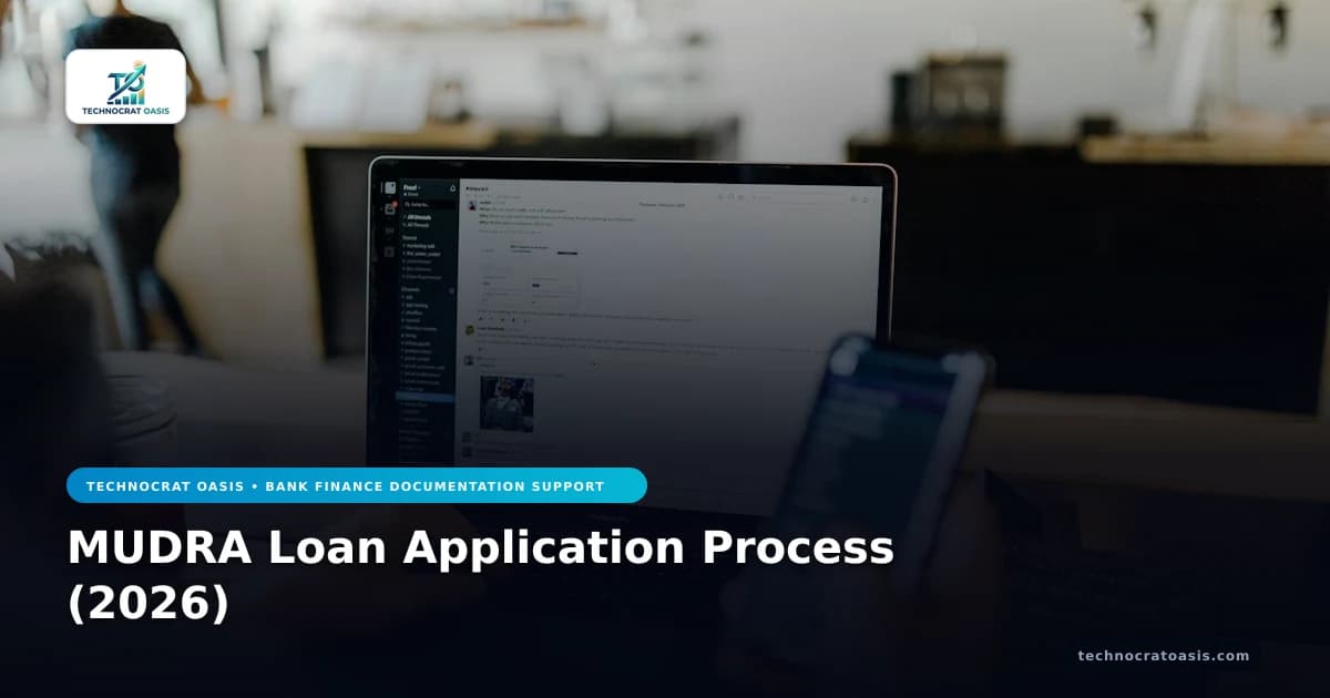 MUDRA Loan Application Process (2026)