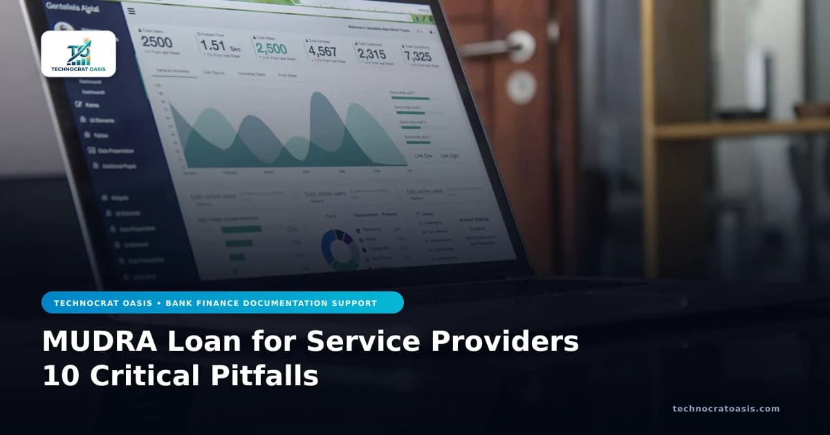 MUDRA Loan for Service Providers 10 Critical Pitfalls
