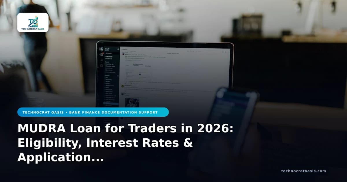 MUDRA Loan for Traders in 2026: Eligibility, Interest Rates & Application Process