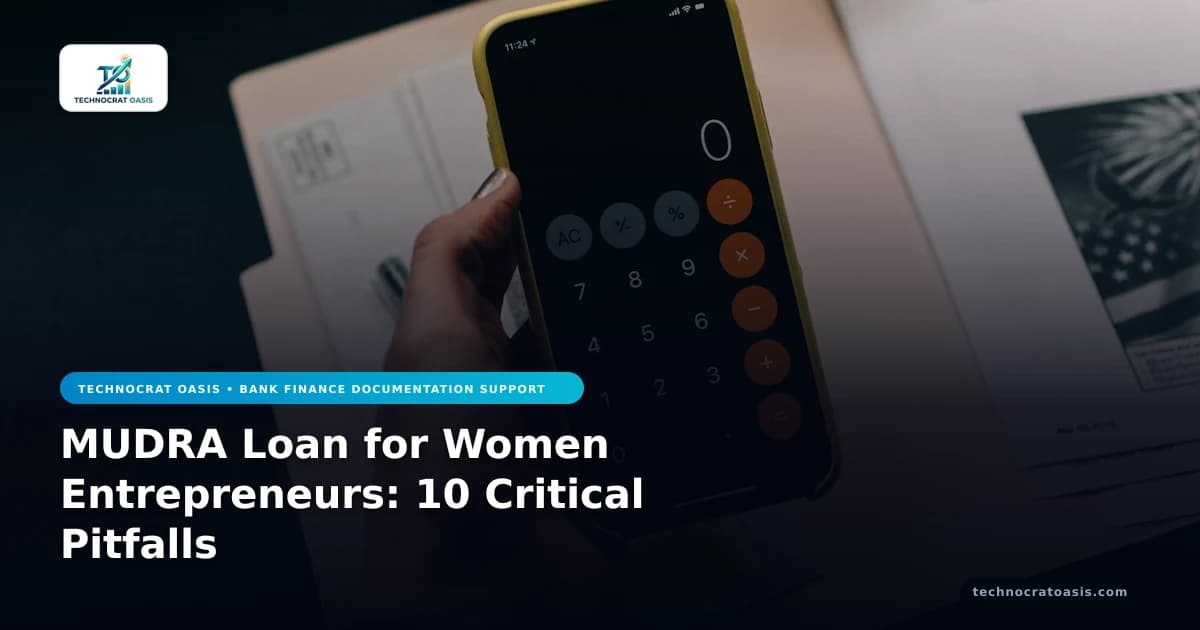 MUDRA Loan for Women Entrepreneurs: 10 Critical Pitfalls