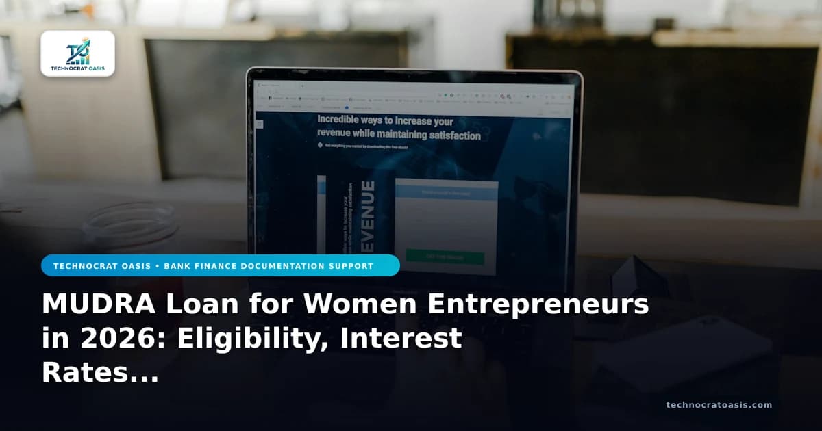 MUDRA Loan for Women Entrepreneurs in 2026: Eligibility, Interest Rates & Application Process