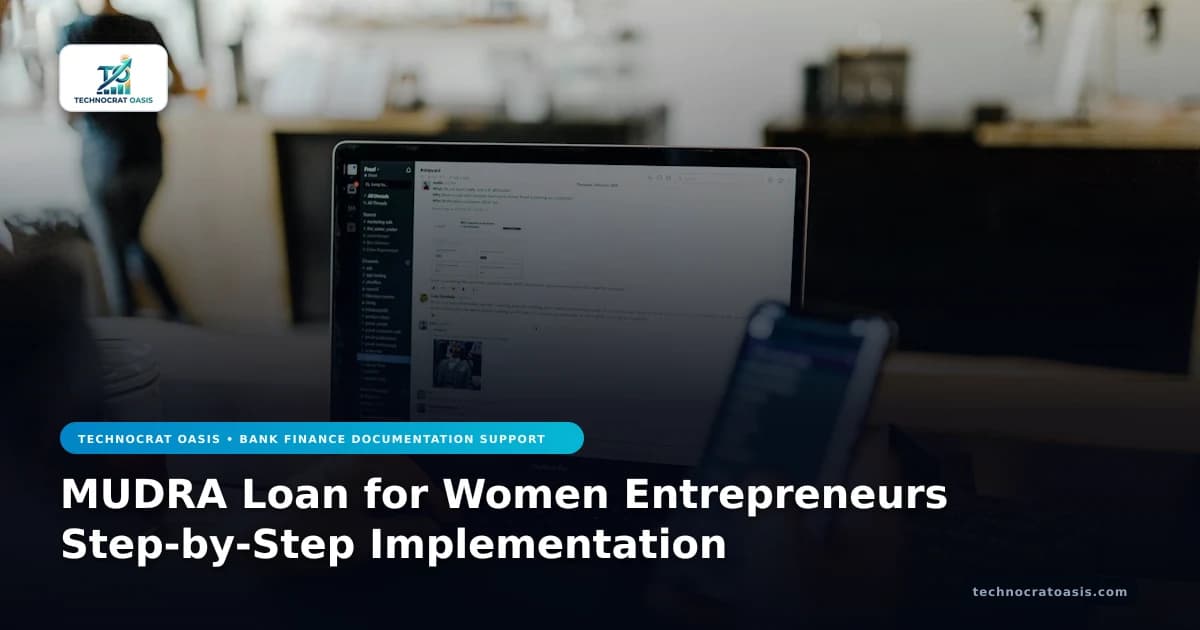 MUDRA Loan for Women Entrepreneurs Step-by-Step Implementation