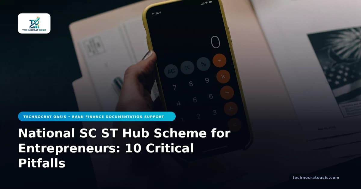 National SC ST Hub Scheme for Entrepreneurs: 10 Critical Pitfalls