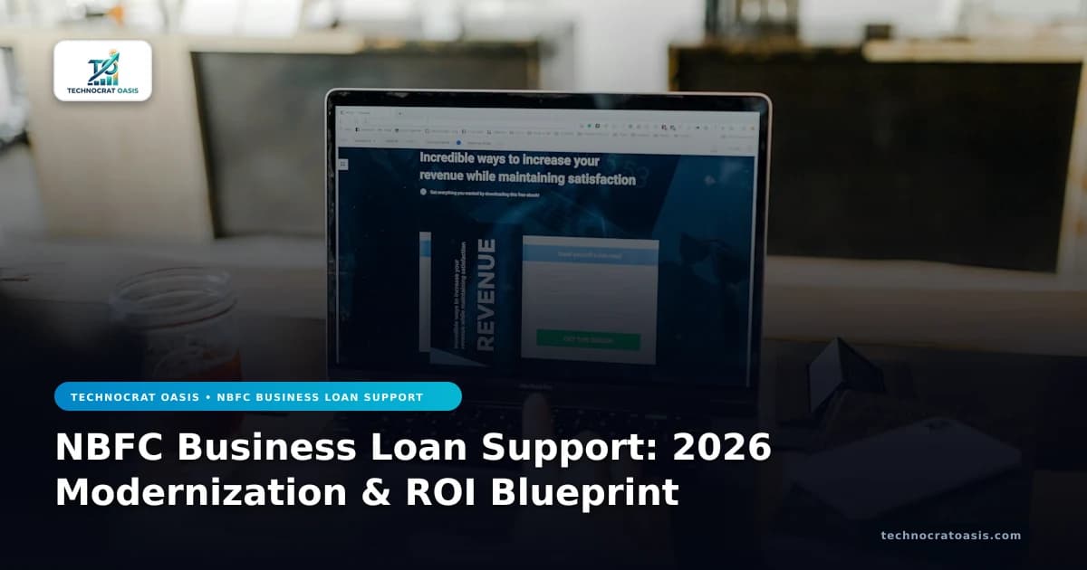 NBFC Business Loan Support: 2026 Modernization & ROI Blueprint