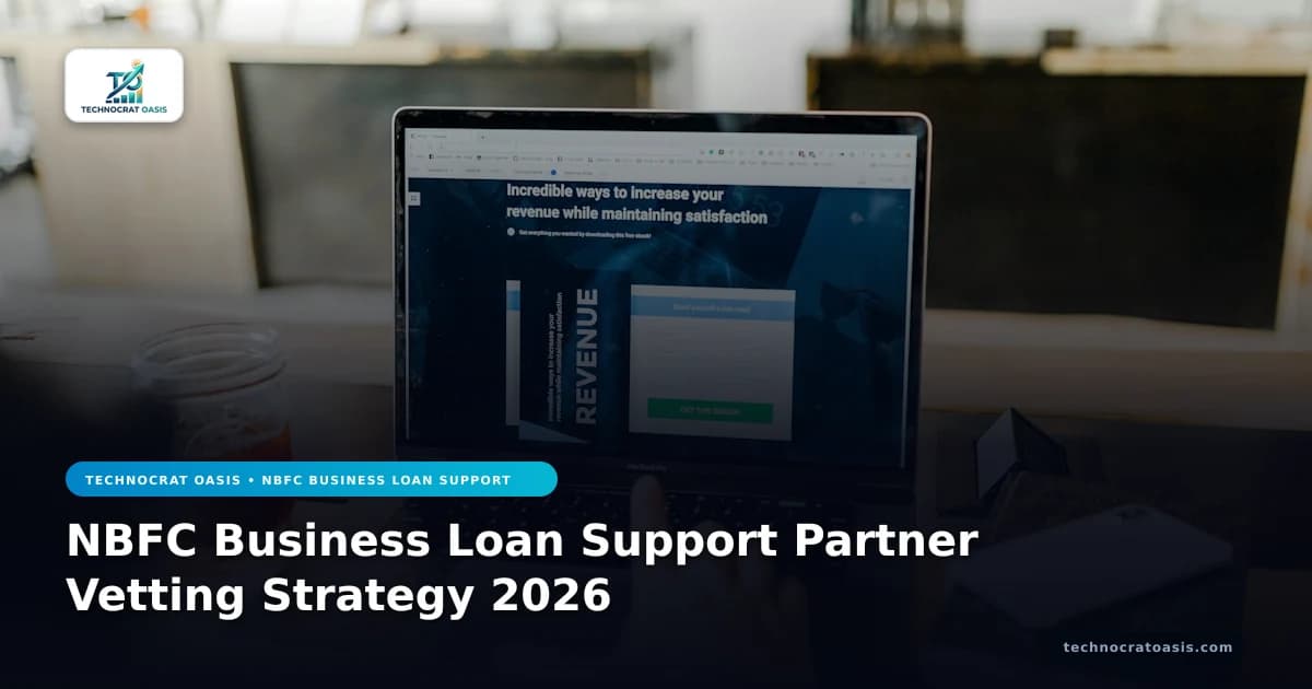 NBFC Business Loan Support Partner Vetting Strategy 2026