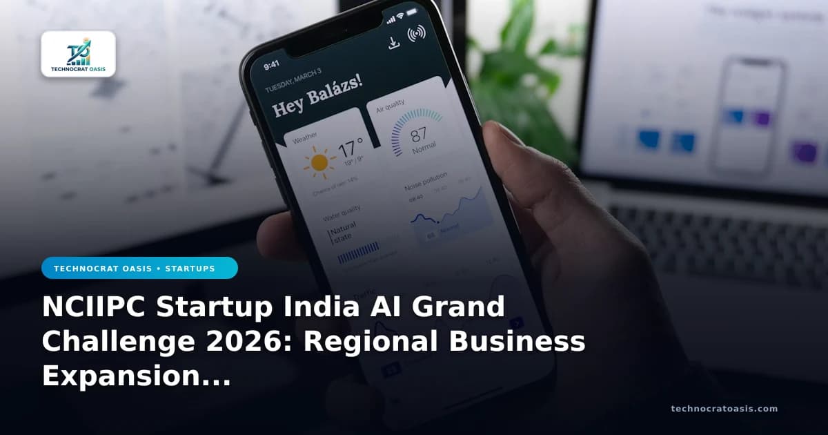 NCIIPC Startup India AI Grand Challenge 2026: Regional Business Expansion Guide