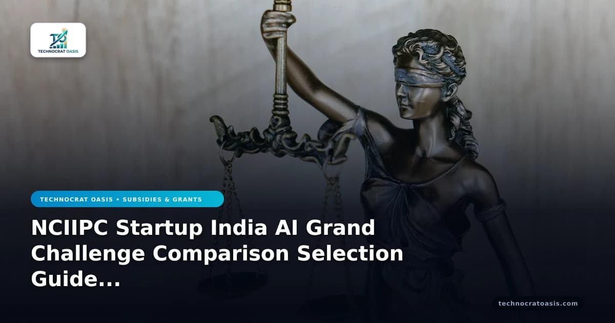 NCIIPC Startup India AI Grand Challenge Comparison Selection Guide 2026
