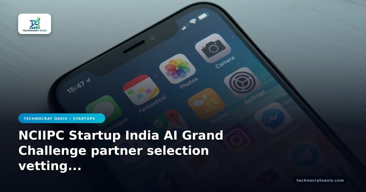NCIIPC Startup India AI Grand Challenge partner selection vetting guide 2026