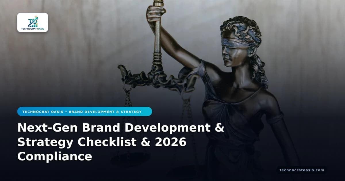 Next-Gen Brand Development & Strategy Checklist & 2026 Compliance