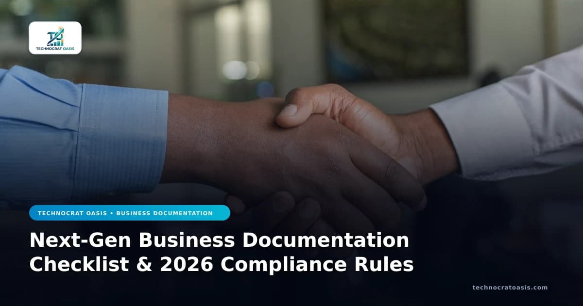 Next-Gen Business Documentation Checklist & 2026 Compliance Rules