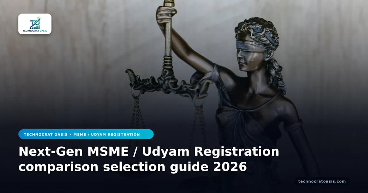 Next-Gen MSME / Udyam Registration comparison selection guide 2026