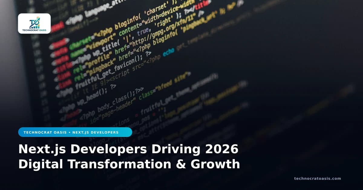 Next.js Developers Driving 2026 Digital Transformation & Growth