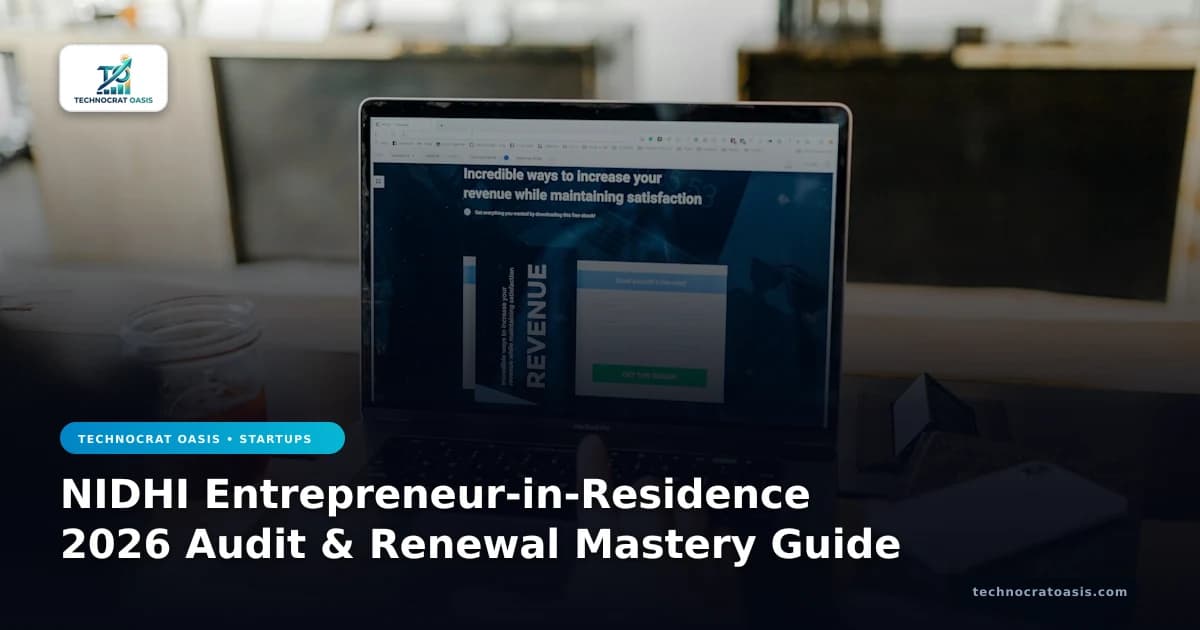 NIDHI Entrepreneur-in-Residence 2026 Audit & Renewal Mastery Guide