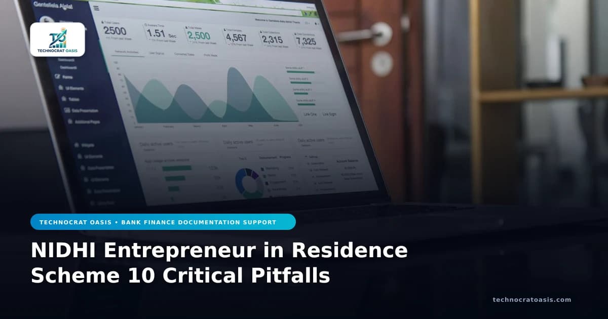 NIDHI Entrepreneur in Residence Scheme 10 Critical Pitfalls