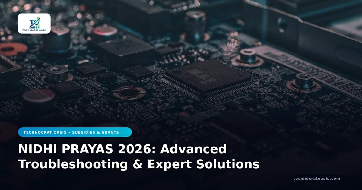NIDHI PRAYAS 2026: Advanced Troubleshooting & Expert Solutions
