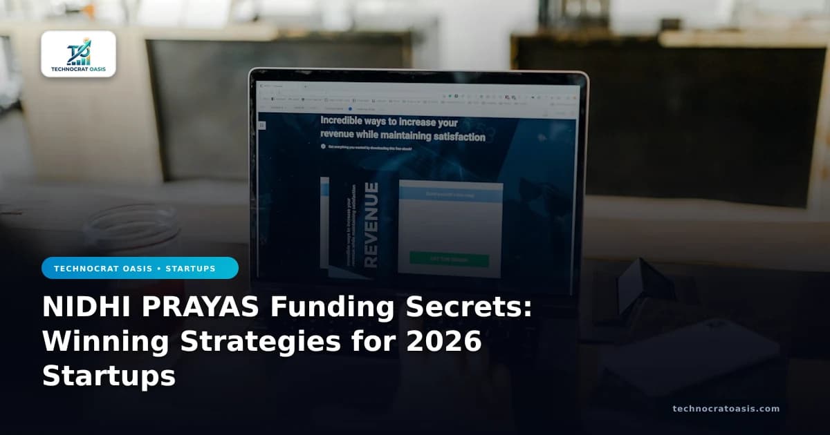 NIDHI PRAYAS Funding Secrets: Winning Strategies for 2026 Startups