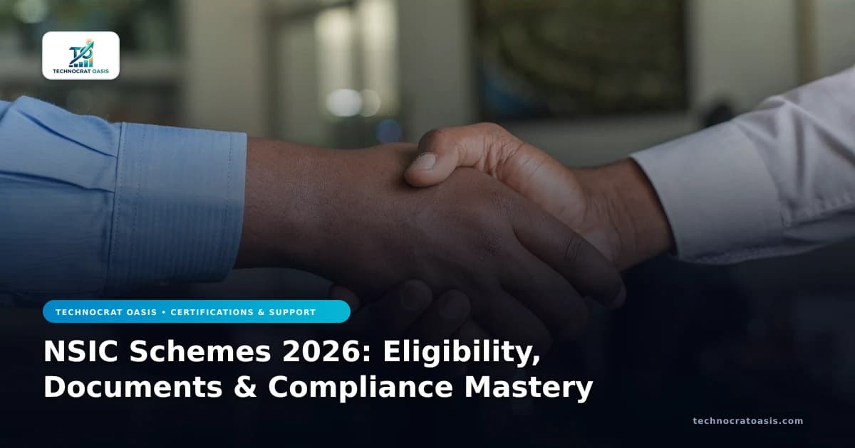 NSIC Schemes 2026: Eligibility, Documents & Compliance Mastery