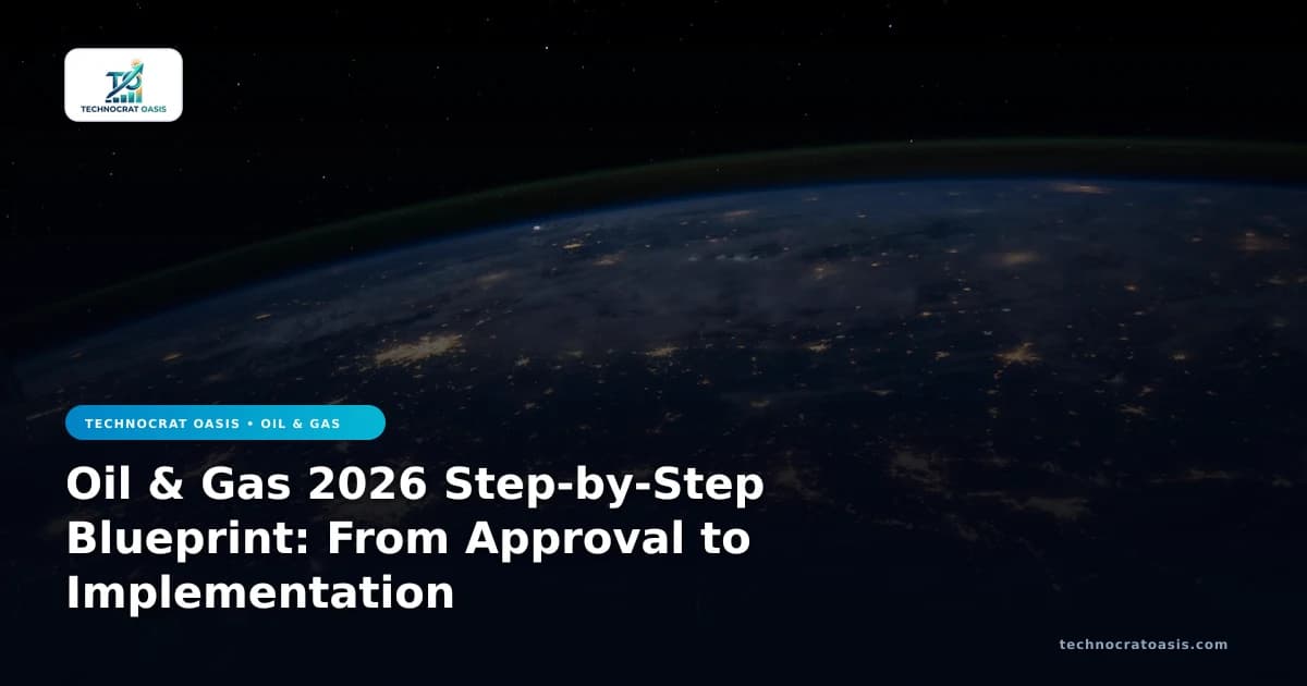 Oil & Gas 2026 Step-by-Step Blueprint: From Approval to Implementation