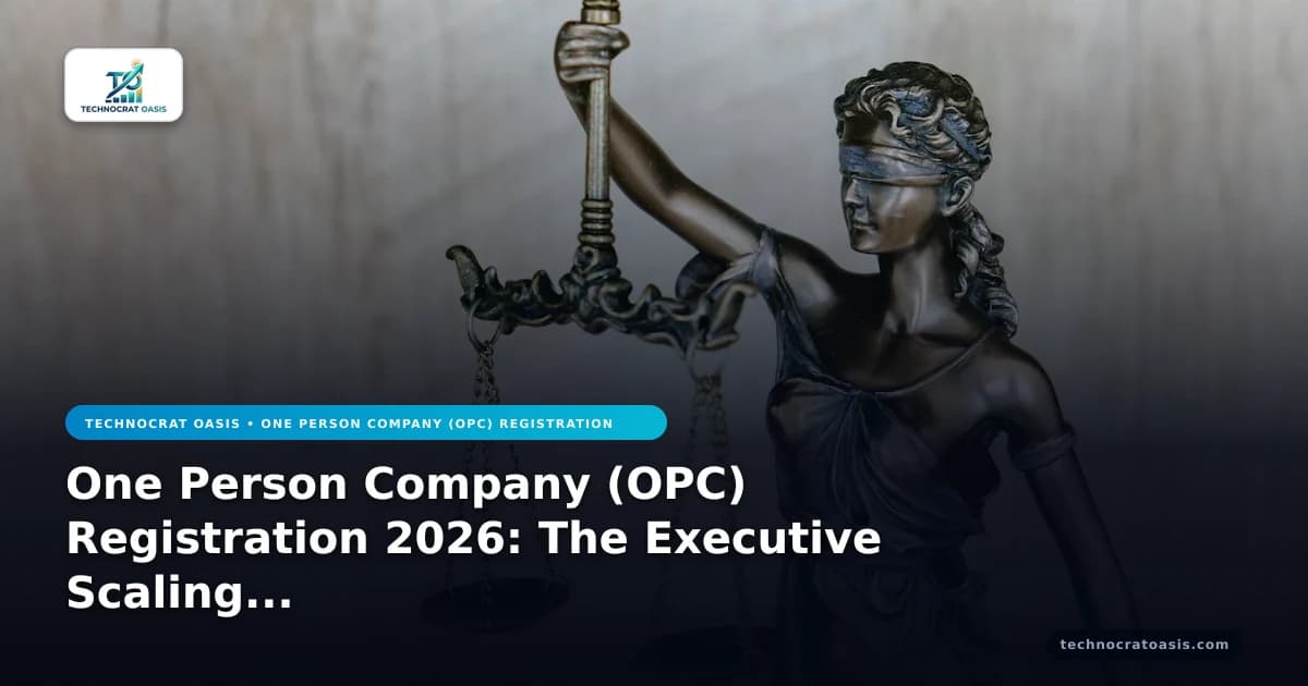 One Person Company (OPC) Registration 2026: The Executive Scaling Playbook