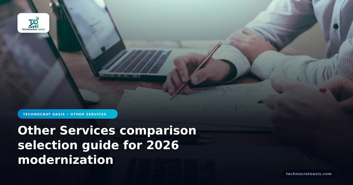 Other Services comparison selection guide for 2026 modernization
