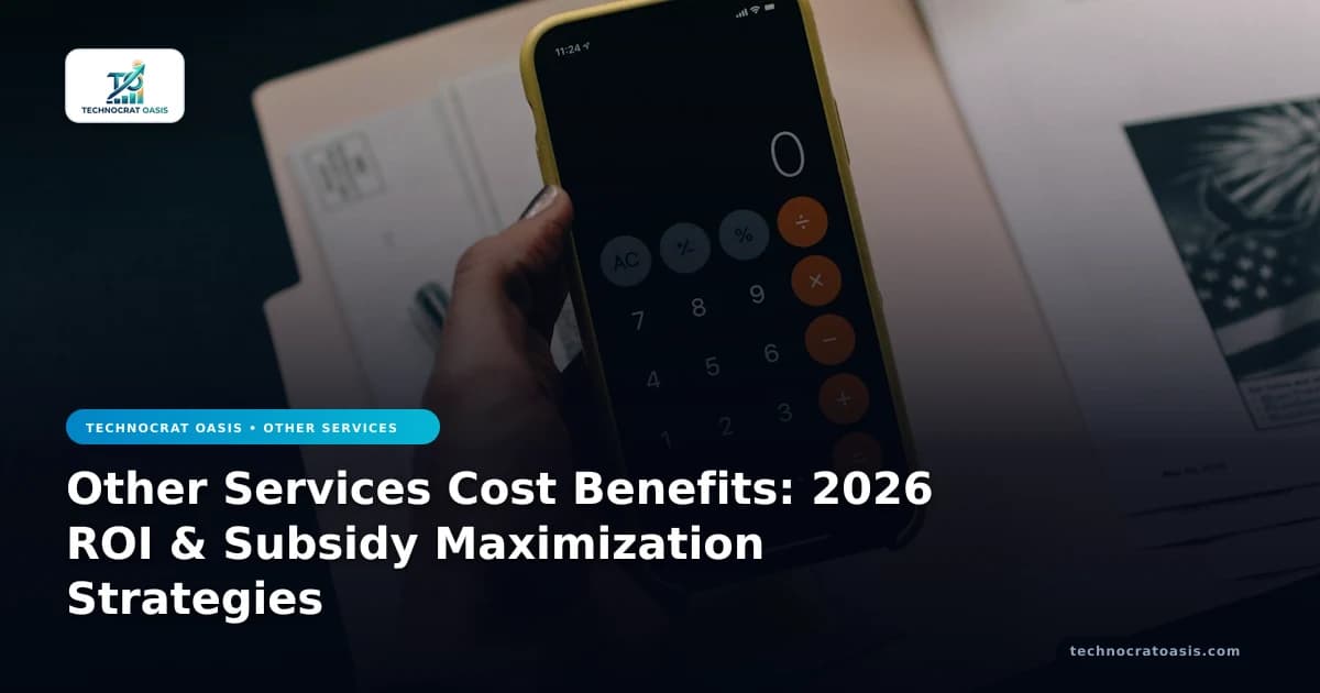 Other Services Cost Benefits: 2026 ROI & Subsidy Maximization Strategies
