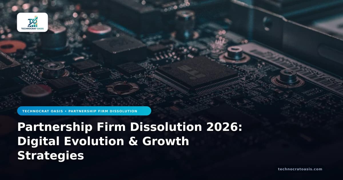 Partnership Firm Dissolution 2026: Digital Evolution & Growth Strategies