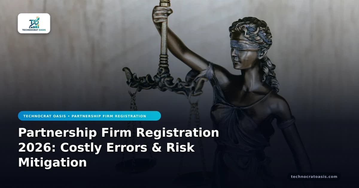 Partnership Firm Registration 2026: Costly Errors & Risk Mitigation