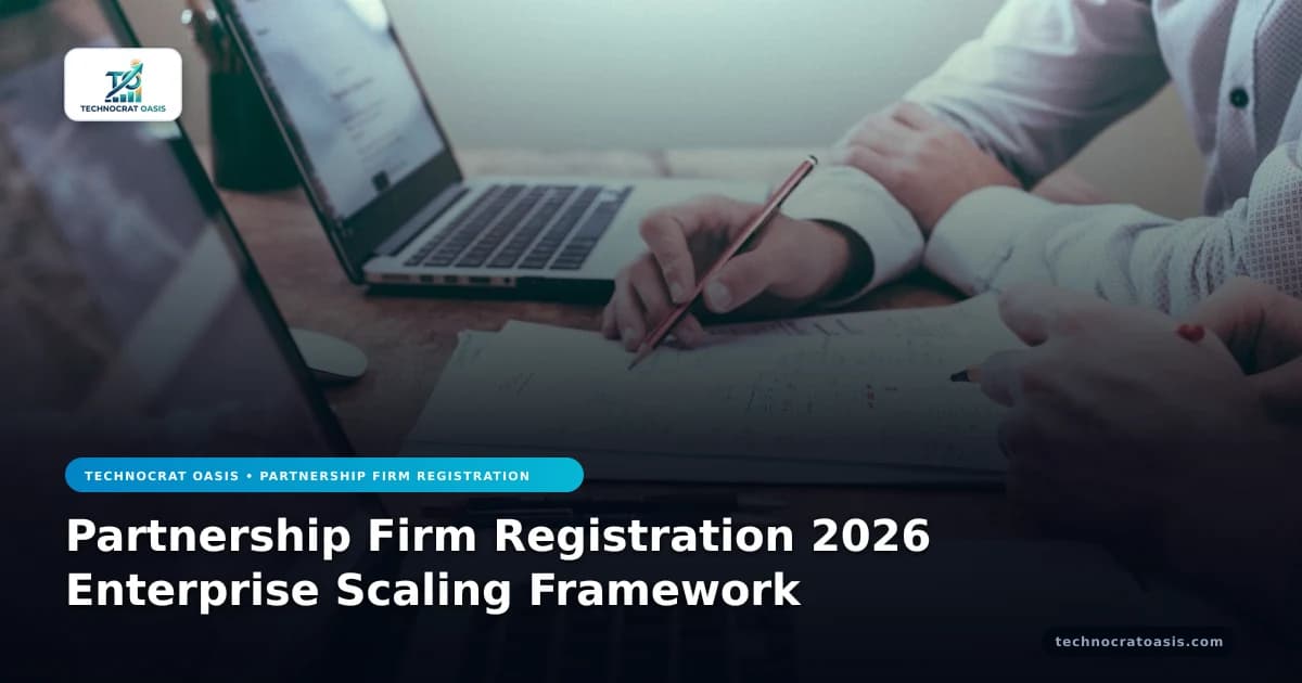Partnership Firm Registration 2026 Enterprise Scaling Framework