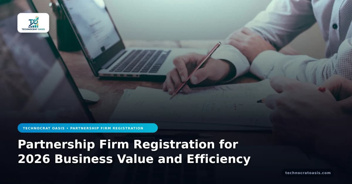 Partnership Firm Registration for 2026 Business Value and Efficiency