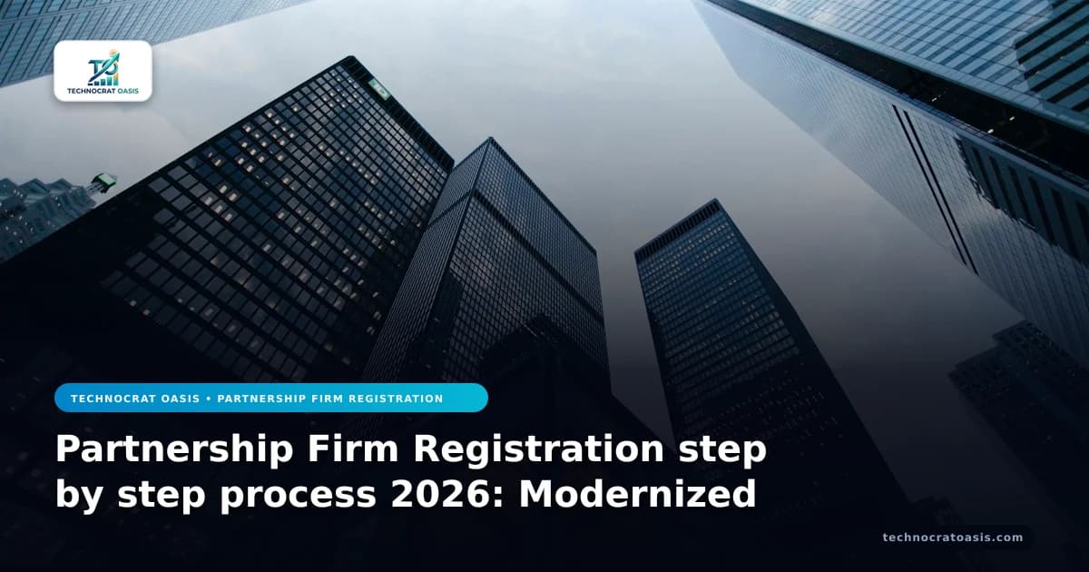 Partnership Firm Registration step by step process 2026: Modernized