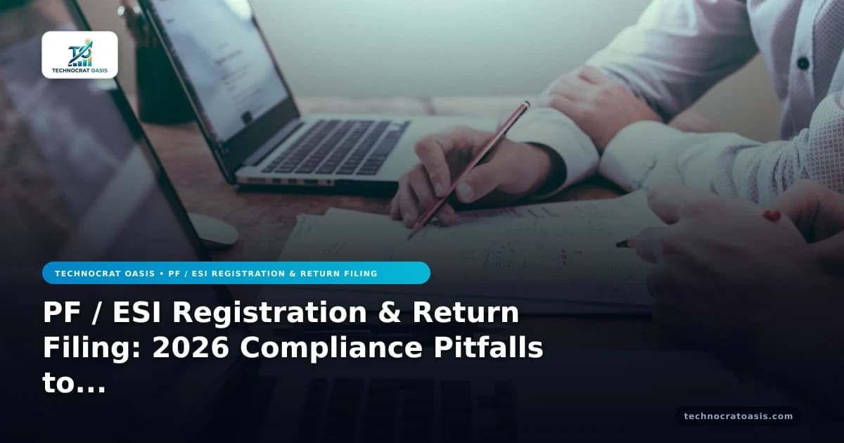 PF / ESI Registration & Return Filing: 2026 Compliance Pitfalls to Bypass