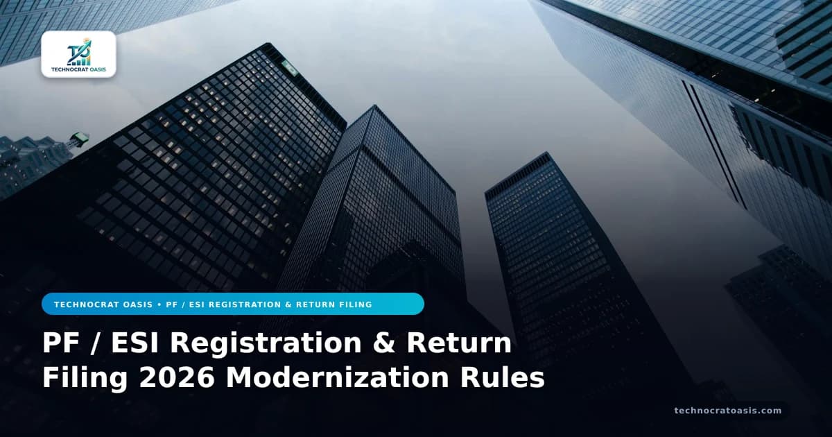 PF / ESI Registration & Return Filing 2026 Modernization Rules
