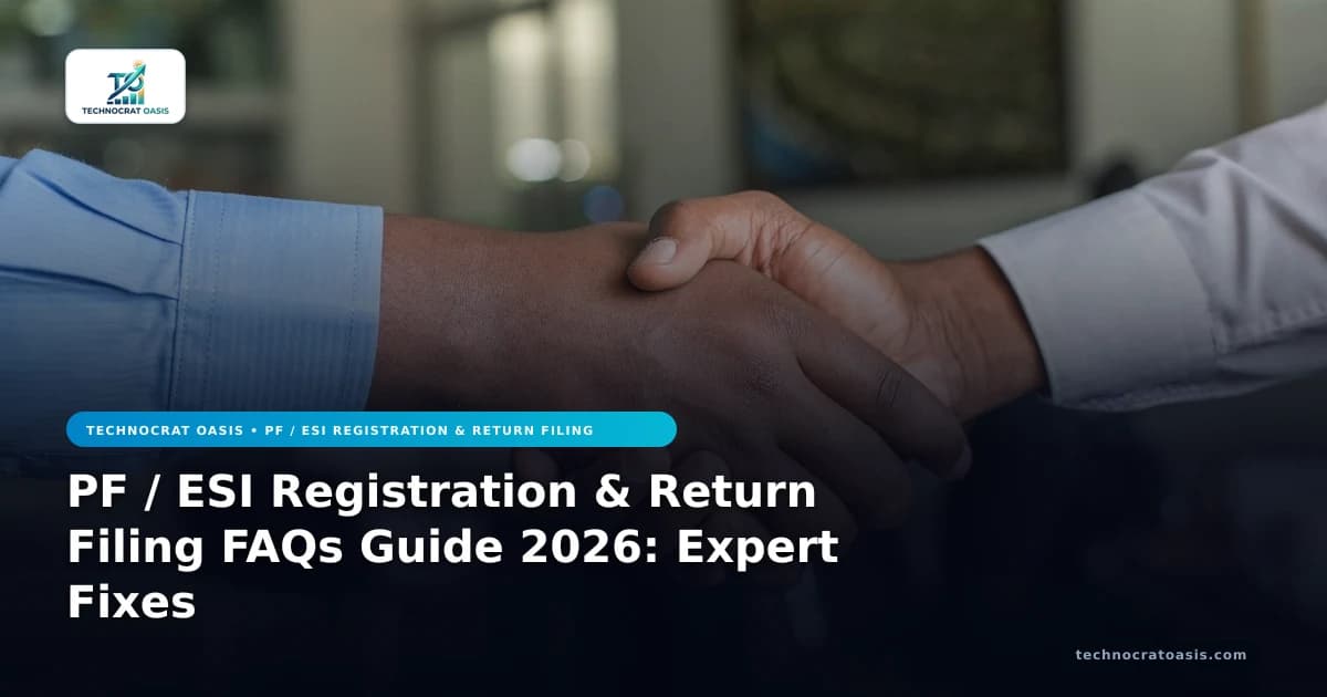 PF / ESI Registration & Return Filing FAQs Guide 2026: Expert Fixes