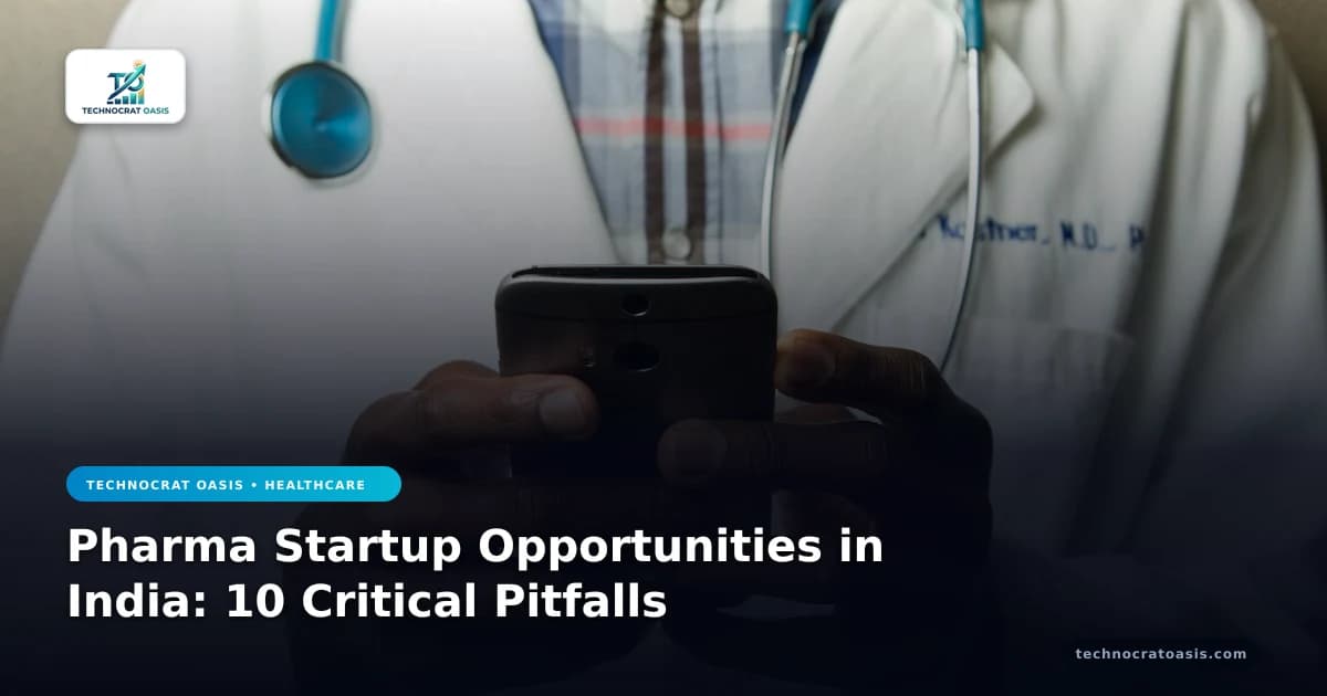 Pharma Startup Opportunities in India: 10 Critical Pitfalls