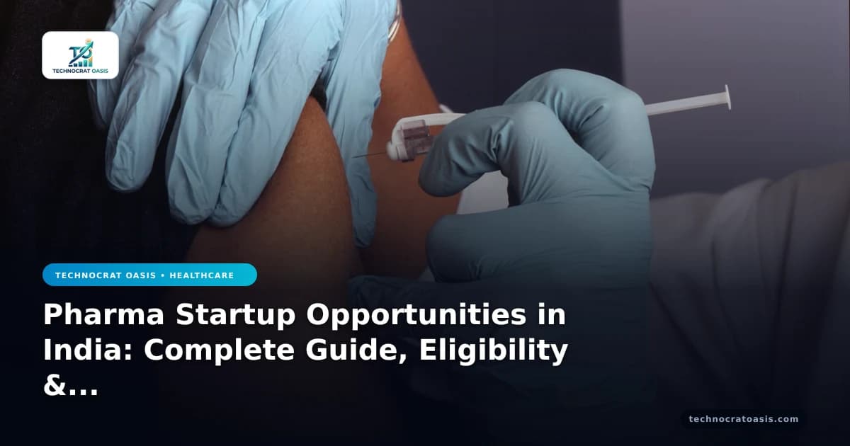 Pharma Startup Opportunities in India: Complete Guide, Eligibility & Benefits (2026)