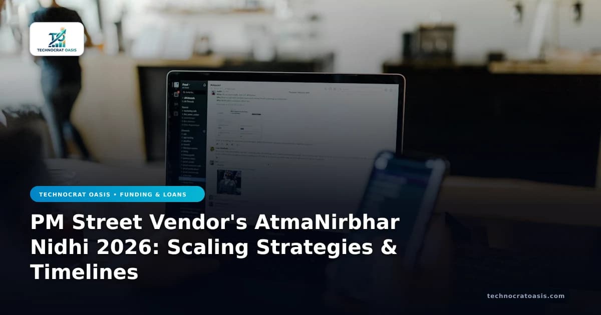 PM Street Vendor's AtmaNirbhar Nidhi 2026: Scaling Strategies & Timelines