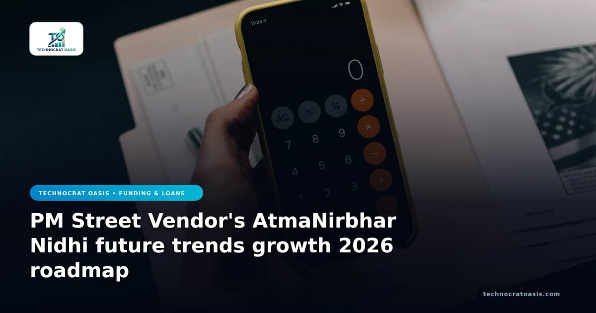 PM Street Vendor's AtmaNirbhar Nidhi future trends growth 2026 roadmap