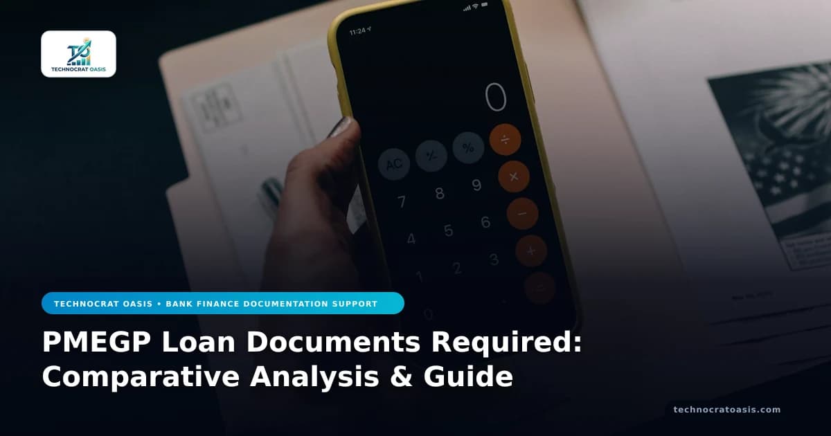 PMEGP Loan Documents Required: Comparative Analysis & Guide