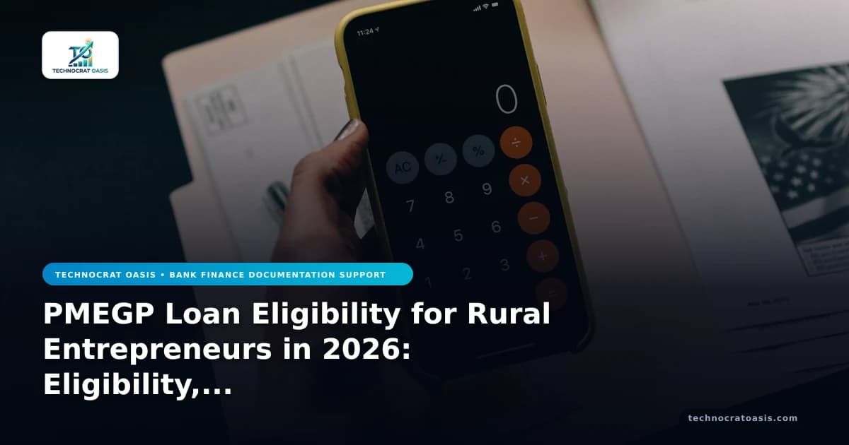 PMEGP Loan Eligibility for Rural Entrepreneurs in 2026: Eligibility, Interest Rates & Application Process