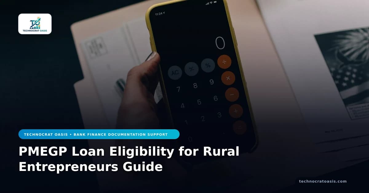 PMEGP Loan Eligibility for Rural Entrepreneurs Guide