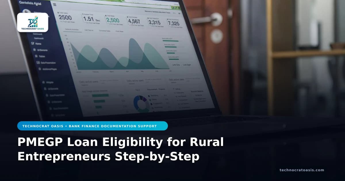 PMEGP Loan Eligibility for Rural Entrepreneurs Step-by-Step